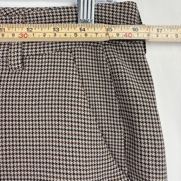 Carly Jean Los Angeles Houndstooth Pants Women's Size Medium Ankle Career Casual - Picture 13 of 15